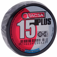 CINTA TACSA X 10 MTS NEGRA