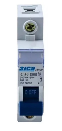 LLAVE TERMICA SICA 1 X 50 A