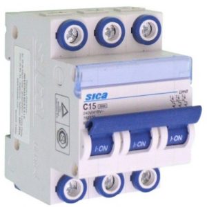 LLAVE TERMICA SICA 3 X 15 A