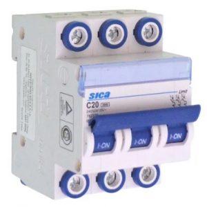 LLAVE TERMICA SICA 3 X 20 A