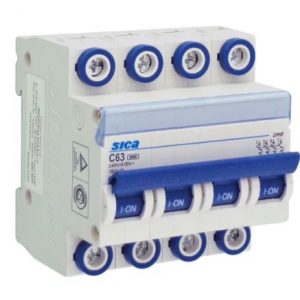 LLAVE TERMICA SICA 4 X 63 A