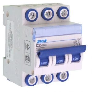 LLAVE TERMICA SICA 3 X 25 A