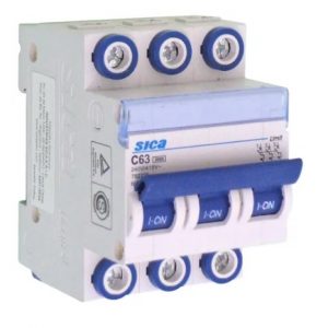 LLAVE TERMICA SICA 3 X 63 A