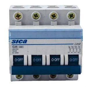 LLAVE TERMICA SICA 4 X 25 A