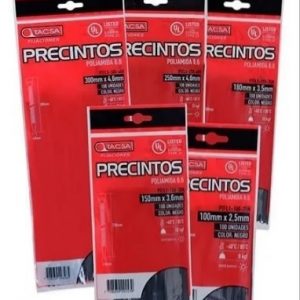 PRECINTO 40 CM NEGRO